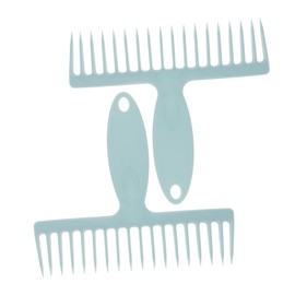 Baluue 2Pcs Hair Remover Comb for Broom Cleaning Handheld Tool for Hair and Dust Removal Comfortable to Clean and Use for Home and Office Cleaning