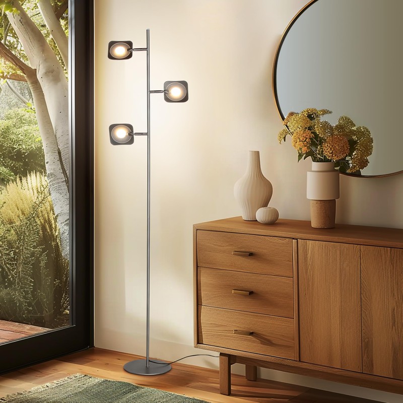 Brightech Tree Floor Lamp for Living Rooms & Offices, Dimmable