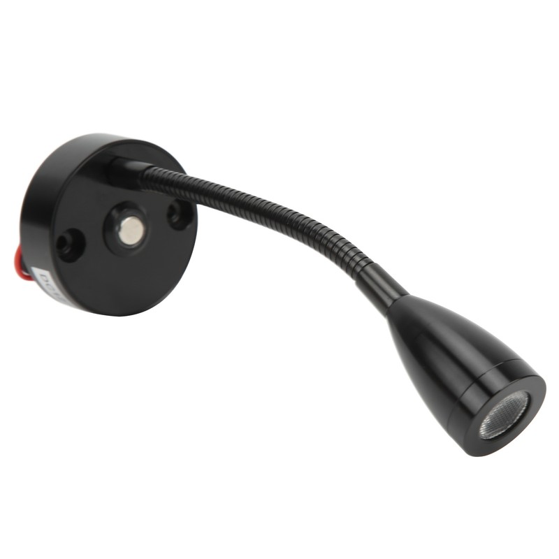 RV Reading Light Flexible Neck 3 Color Light 12‑24V 3W