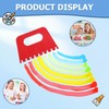 4 Pcs Art Paint Scrapers Kit, Plastic Scraper Tool, Plaster