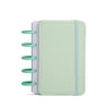Talia Discbound Notebooks, Planner, Customizable, Mini, A6 (4"x5.75") (Sage Green)