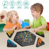 Triggle Game Rubber Bands, Chains Triangle Chess Game for 2-4
