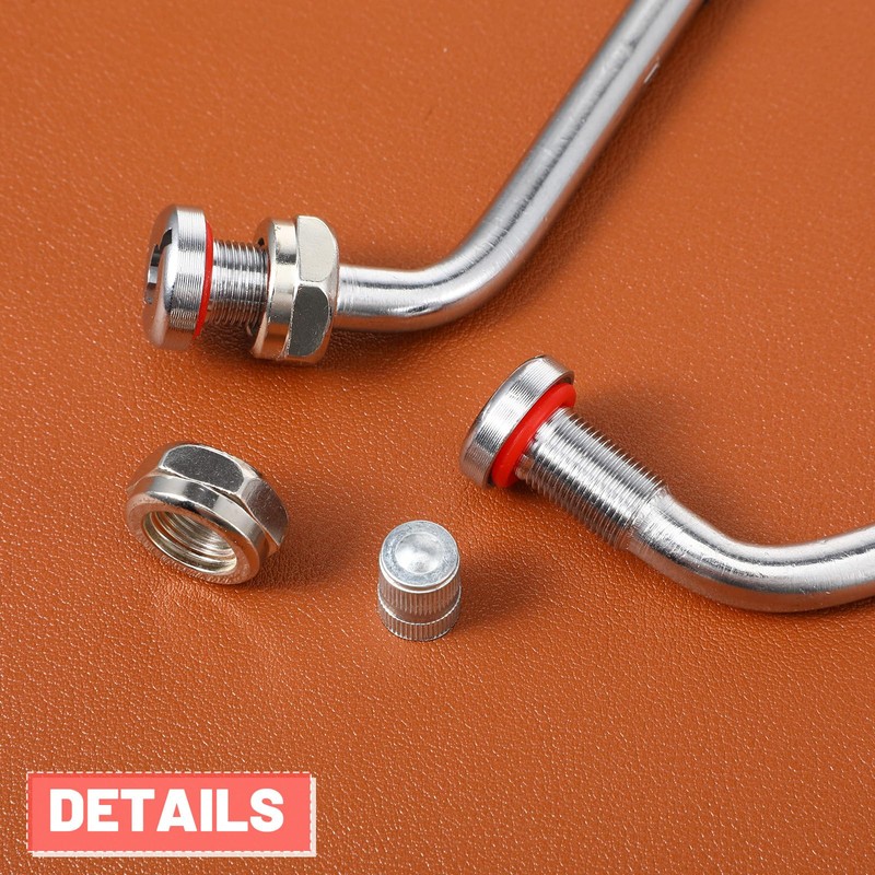MAQUITA 10pcs TR545D Truck Tire Valve Stems - 60 Degree