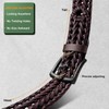 KEMISANT Men Belt, Braided Belt Comfortable For Men Casual Jean