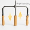 Pottery Mouth Opener Tool - Stainless Steel & Wood Pottery