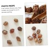 DOITOOL Set of 50 Dried Pine Cones Decorative Artificial Pine