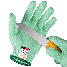 Evridwear Cut Resistant Gloves for Kids 10-13 Years, Level 5 Protection Cutting Gloves Food Grade for Cooking, Whittling, Wood Carving, Gardening and DIY