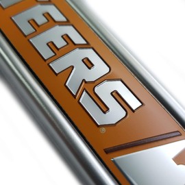 FANMATS 61988 North Carolina Tar Heels Embossed License Plate Frame, Stainless Steel Frame with Stamped Aluminum Team Logo Inserts, 6.25in x 12.25in