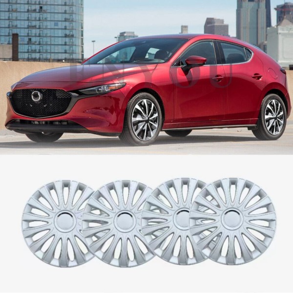 Unbranded 16" Car Hubcaps Wheel Cover Set of 4 Snap