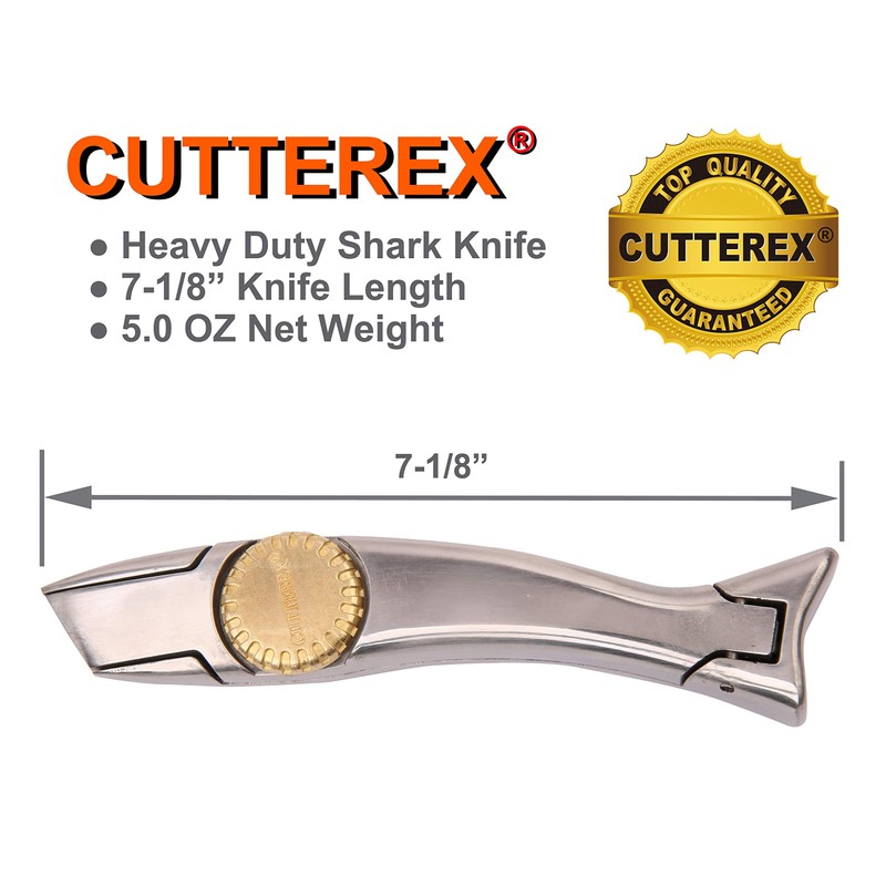 CUTTEREX Heavy Duty SharkKnife VinylKnife UtilityKnife RoofingKnife Delphin Dolphin Carpet