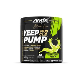 Amix Black Line Pre Entreno Yeep Pump 345 Gr Sabor Lima