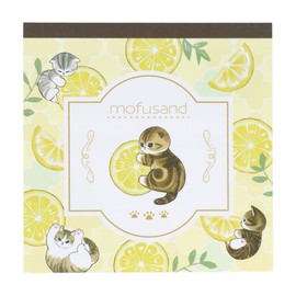 Sunstar Stationery Mofusand Memo Square Lemon Tea S2840464