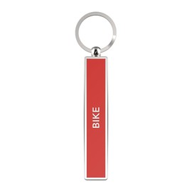 IF Show Offs Keys - Bicycle - Keyring Red 53mm x 10mm