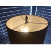 Handmade Clear Acrylic Round 9" Lamp Fabric Lampshade Diffuser