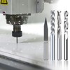 10Pcs CNC Router Bit Combination Kit, 1/8'' Shank End Mill