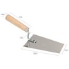 KOTARBAU® Stainless Steel Trapezoidal Trowel 160 mm x 71 mm