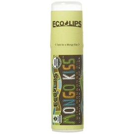 Eco Lips, Lip Balm Mongo Kiss Unflavored Organic, 0.25 Ounce