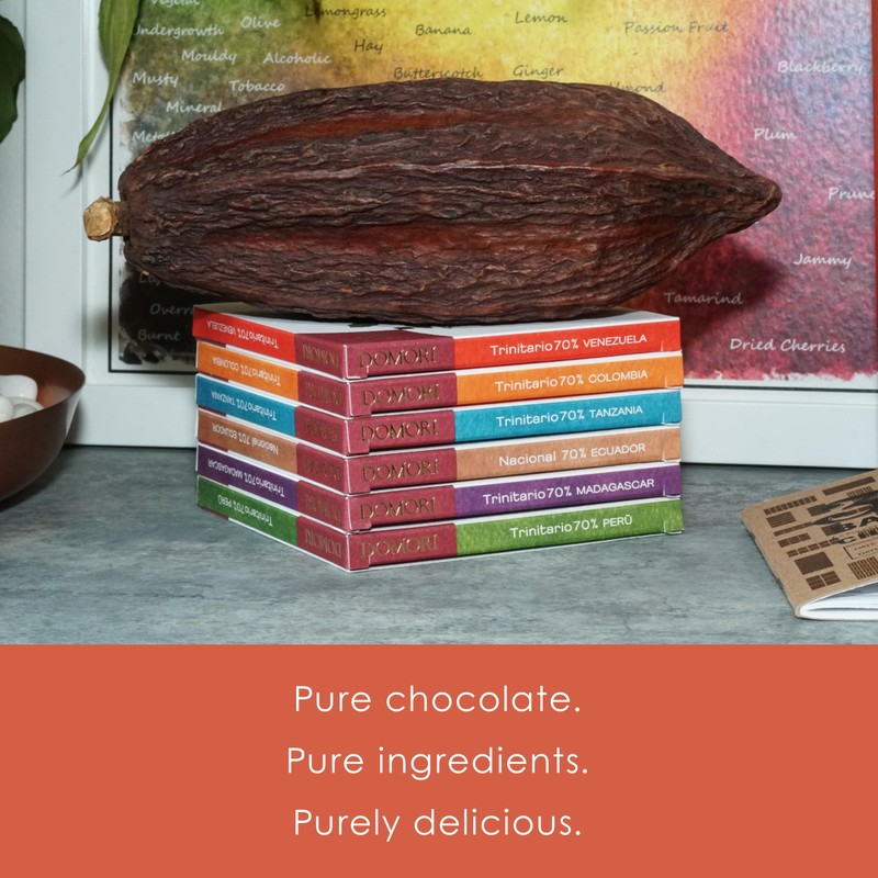 Domori Trinitario Bundle | Vegan, Soy Free, Gluten Free |