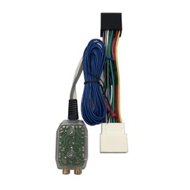 Factory Radio Add Aftermarket Amp Amplifier Interface Install Adapter Wiring Wire Harness Cable Compatible with Select Ford, Lincoln, Mercury Models 1998-2011