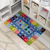 Interactive Kids Play Carpet 2.6x3.9 Feet, Slip-Resistant Area Rug with
