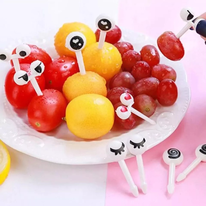 K&H Mini Palillos Tenedores De Animales Bebe Niños 50 Pz