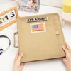 Tactical Portfolio Binder with Zippered, Large Detachable Tactical Padfolio Organizer