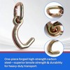 Iumcin Heavy Duty Forged 5/16 J Hook with high-Strength Carbon