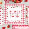 Cotrida 24 Sheets Cherry Fruit Scrapbook Paper, Pink Patterns Decorative