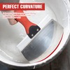 Fishark 6.5" Curved Bucket Scoop for Drywall & Plaster -