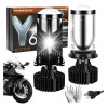 2pcs Focos Led H4/9003/hb2 Lupa Alta Y Baja Auto Motocicleta