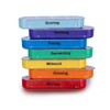Laro Pill Box Black 7 Days 4 Compartments per Day