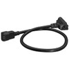 Power Splitter Cable, IEC C14 to C5 and NEMA 5-15R,