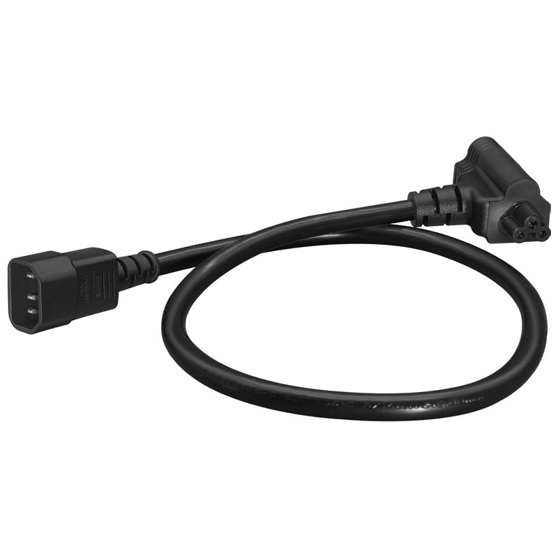 Power Splitter Cable, IEC C14 to C5 and NEMA 5-15R,