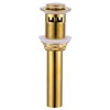 Angle Simple Sink Drain Stopper, Brass Bathroom Sink Stopper Replacement,