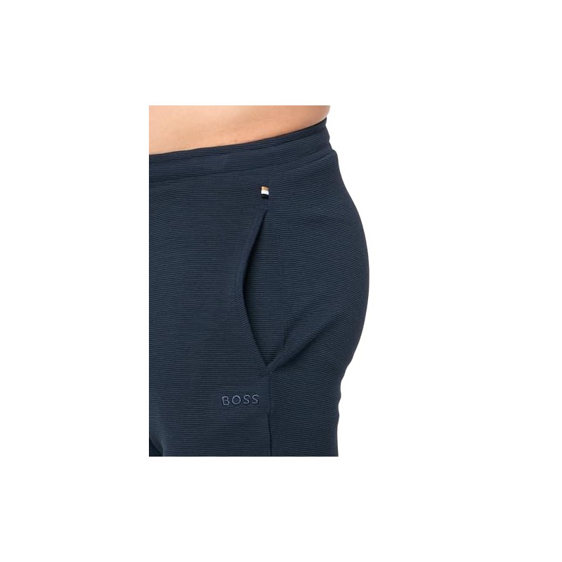 Soft Ribbed Sweat Shorts, Black Berry Blue, S