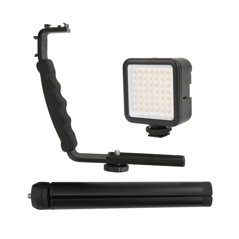 ABS 6000K Fill Light Desktop Tripod Handheld Ballhead Stabilizer Fixed