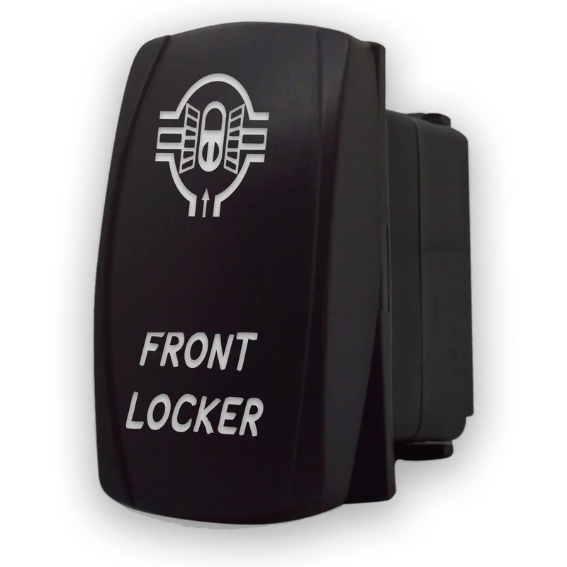 Front Locker - Orange - Laser Etched 5-Pin Double Pole