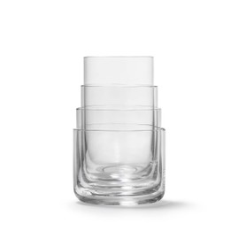 aarke Nesting Glasses, 4 x 290 ml (9.8 fl oz), Crystal Glass, Dishwasher Safe