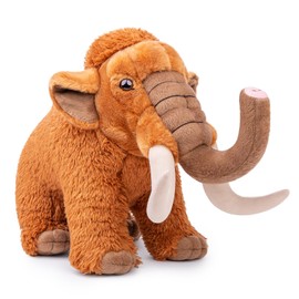 Simulation Mammoth Plush-Brown, 12.6" Mammuthus Primigenius Stuffed Animal,Soft Mammoth Plush Toy, Stuffed Toy,Cuddly Toys,Gifts for Kids