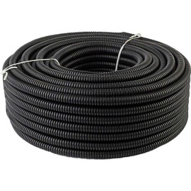 10 FT 1/8” 3mm Black Split Loom Conduit Polyethylene Tubing Twice the Density of Our Competitors Guaranteed