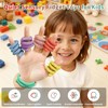 Silicone Sensory Fidget Sticks, 6 Textures, Reinforced Ends, 6-Pack