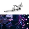 Soundspire Silver Multi-Clamp, Adjustable Quick-Release Drum Mount for Cymbal Stands