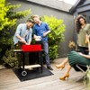 TOMSHOO Under Grill Mat Fire Pit Deck Patio Ember Mat