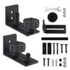 Wilktop Adjustable Floor Guide Set of 2, Sliding Door Runner,