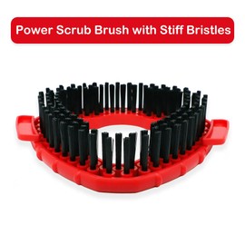 Scrub Mop Head for Vileda EasyWring 1-Tank System - Triangle Stiff Bristle Replacement Brush for Floor, Bathroom, Bathtub, and Kitchen Cleaning (Pack2)