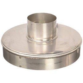 Metalbest Pellet Pipe Insulated Type L Chimney Adapter Galvanized, 3"x 8"