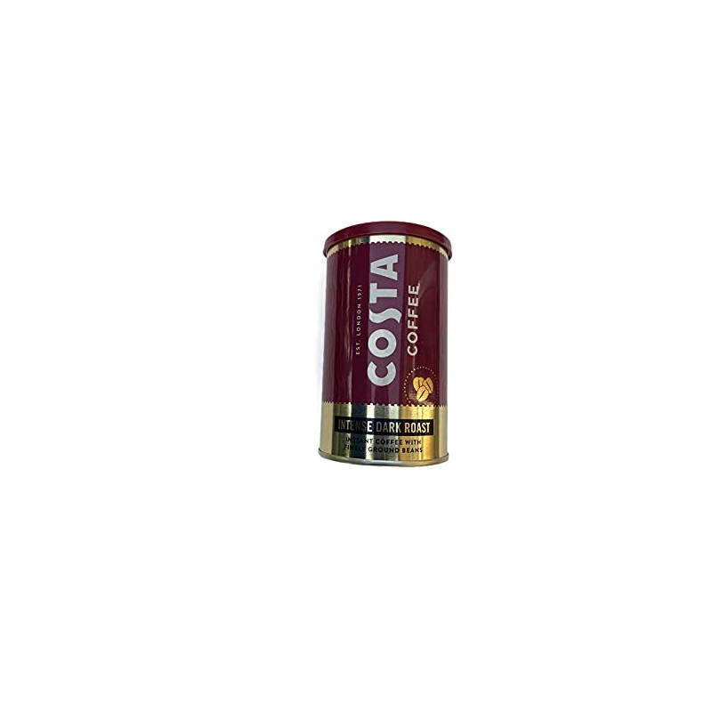 Costa Coffee Intense Dark Roast Instant Coffee with Finely Ground