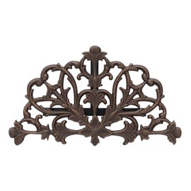 Whitehall Products Filigree Hose Holder, Oil Rub Bronze