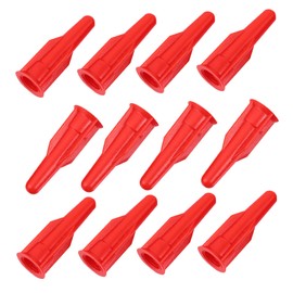 SEWOART 20Pcs Durable Caulking Tube Nozzles with Re-sealable Caps for Precision Application for Caulk Glue and Sealant Storage and Use