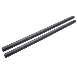 ARRIS 12mm Carbon Fiber Tube, 12mm x 10mm x 500mm Roll Wrapped 100% 3K Carbon Fibre Round Tubes for RC Plane Multicopter Twill Matte (2 PCS)